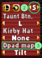 Dpad Map Option